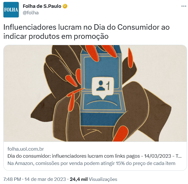 Twitter - Dia do Consumidor - Folha de São Paulo