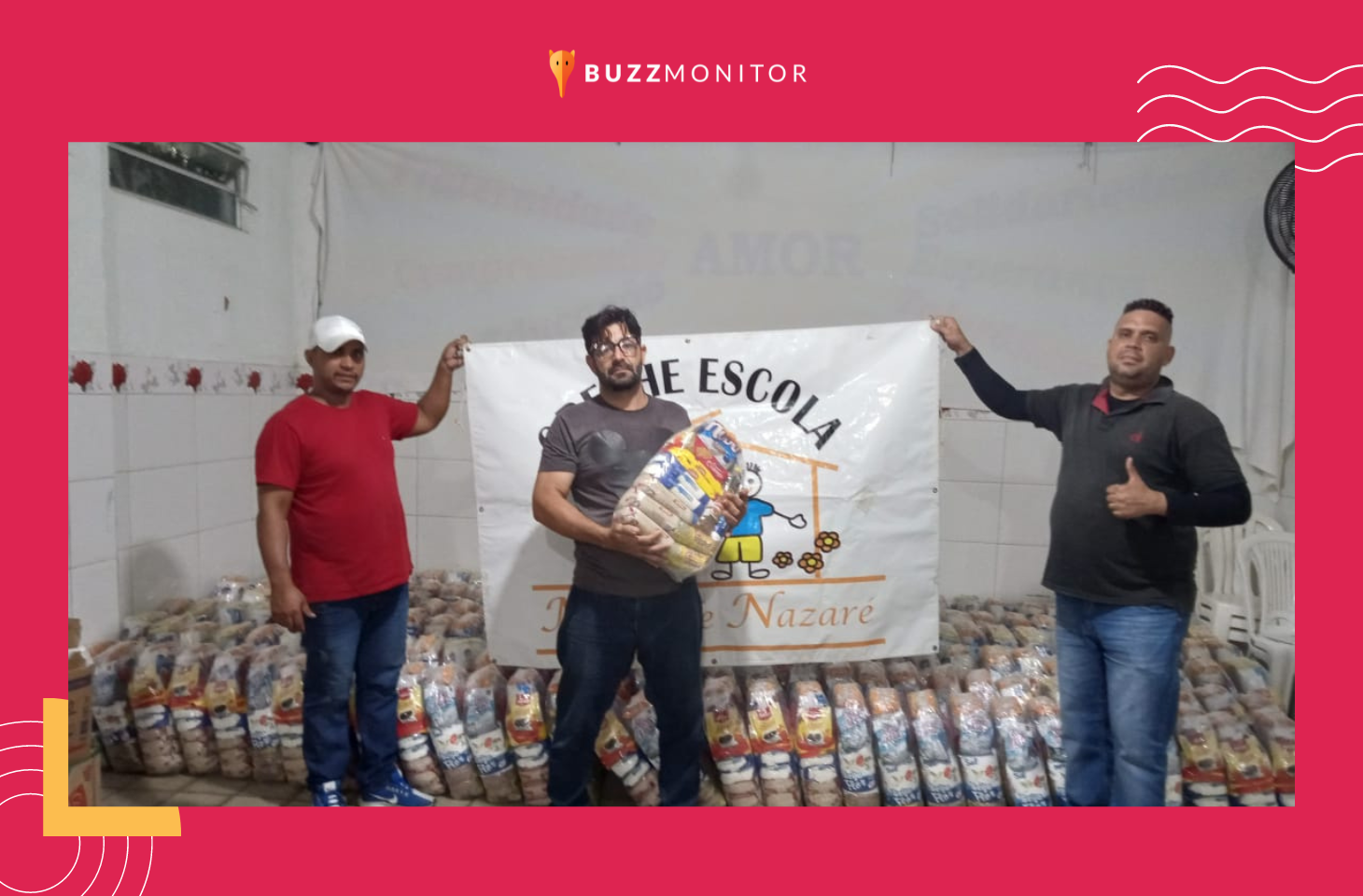 Buzzmonitor inicia projeto de doação de cestas básicas para ONG’s e instituições