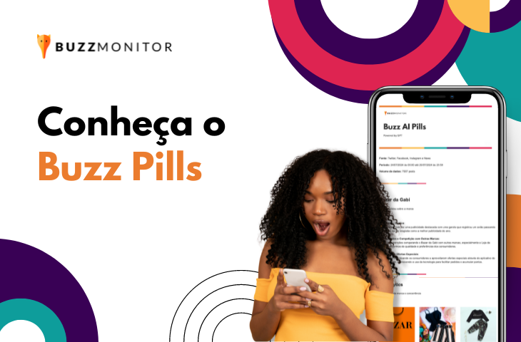 imagem com o texto "conheça o buzz pills"