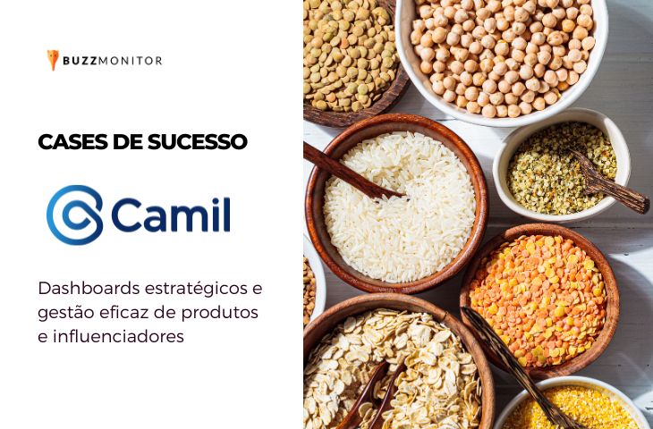 Case Buzzmonitor e Camil Alimentos: dashboards estratégicos e gestão eficaz de produtos e influenciadores