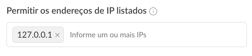 Restrição por IP