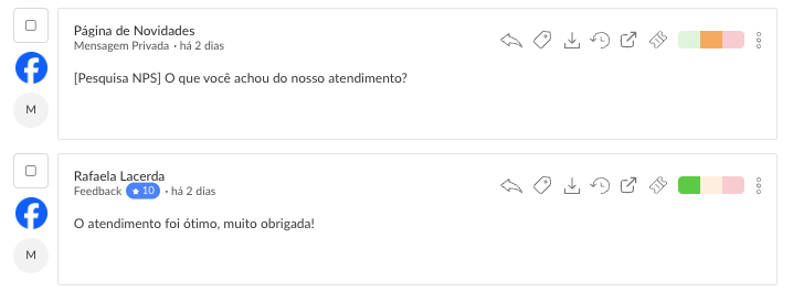 tela mostrando como o analista vê a pesquisa