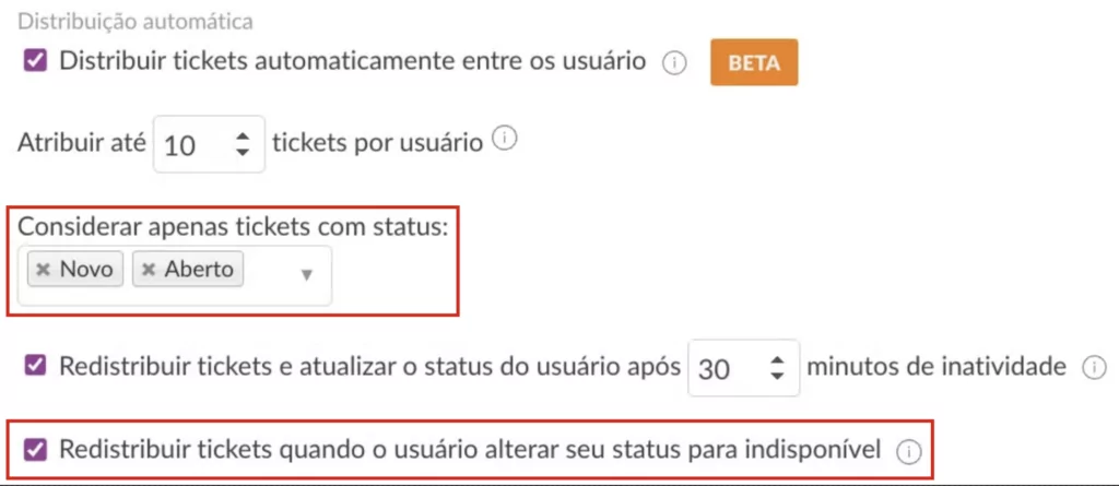 imagem da distribuição automática no atendimento  buzzmonitor